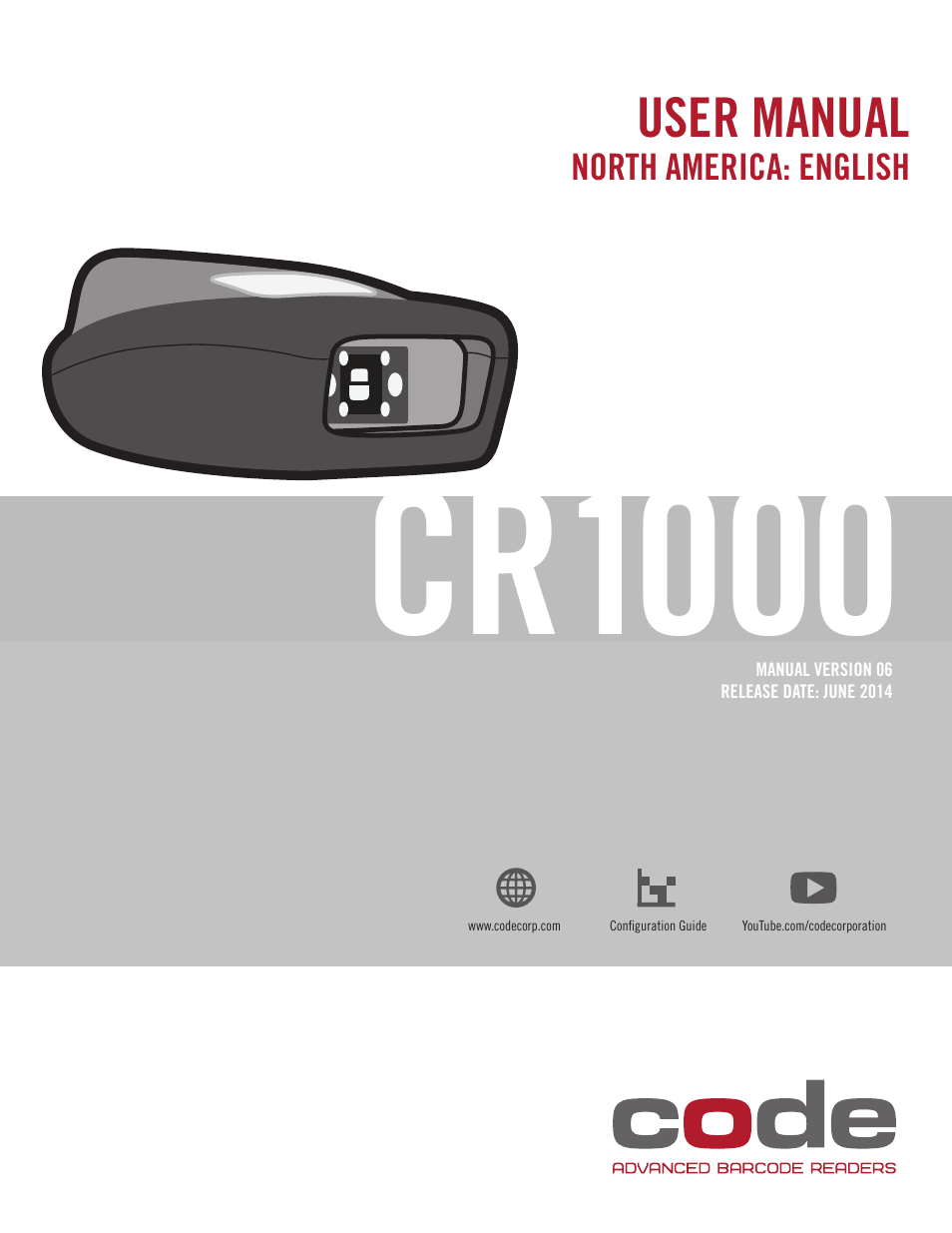 Code CR1000 User Manual | 11 pages