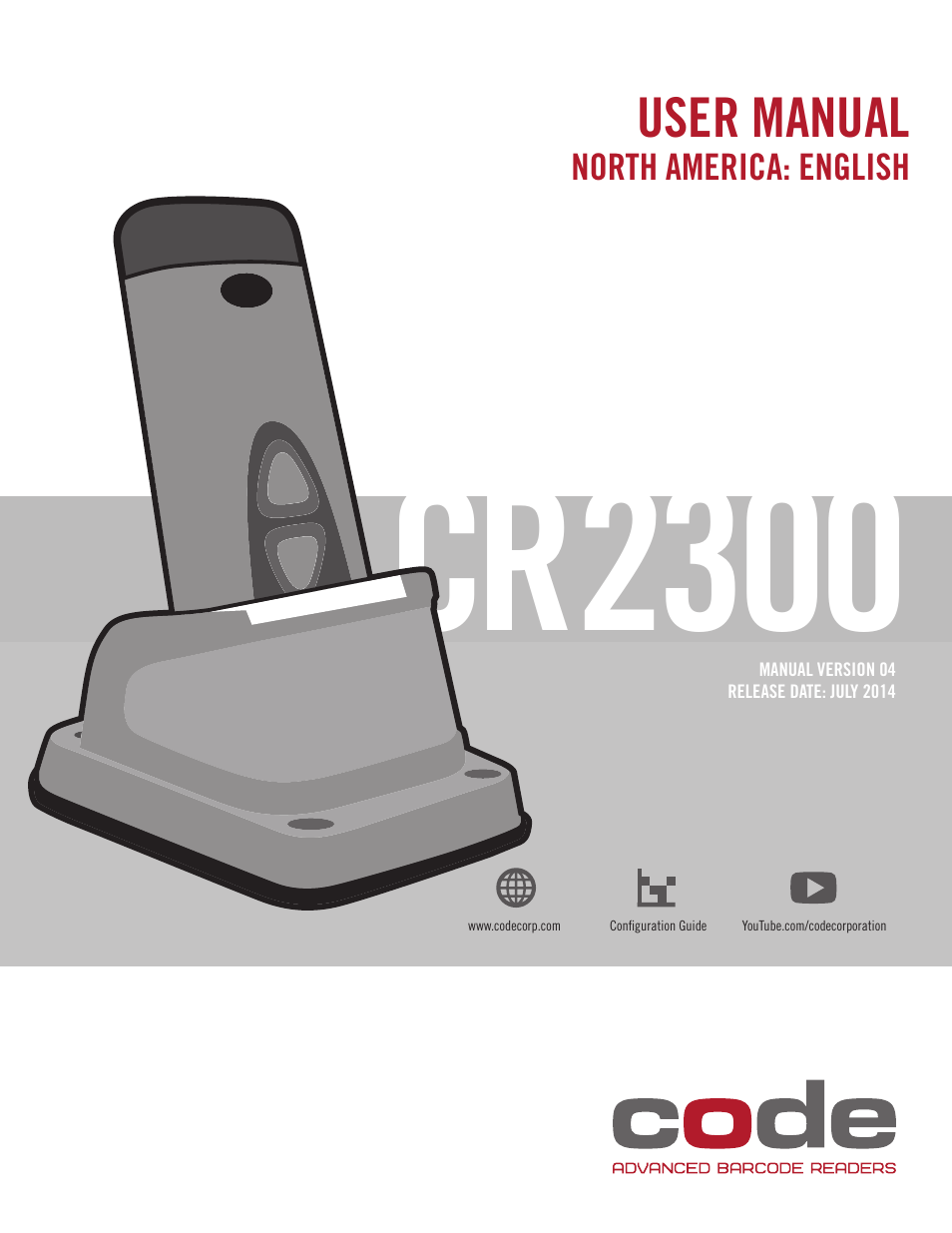 Code CR2300 User Manual | 14 pages