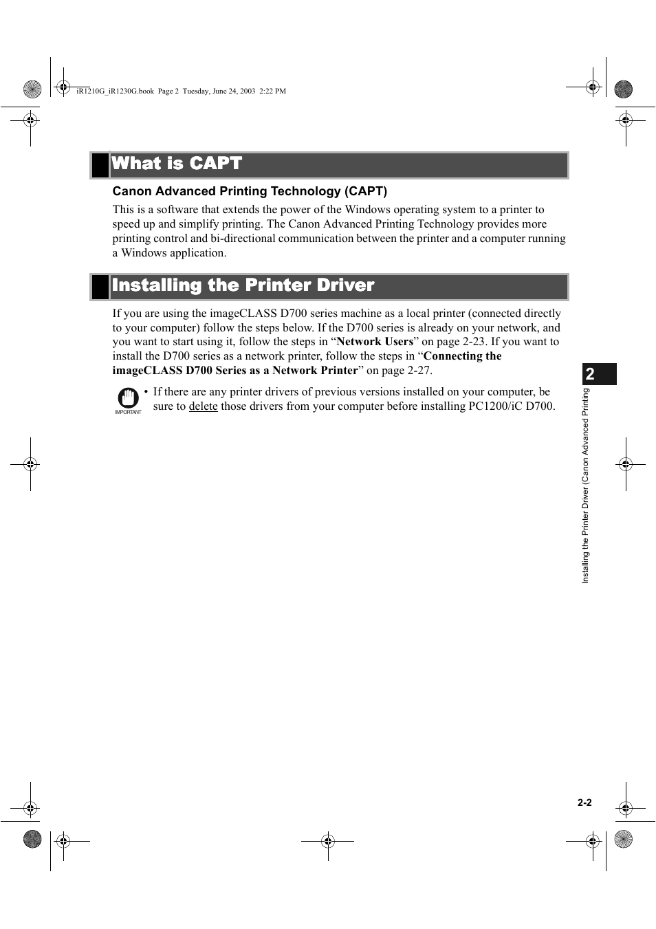 What is capt | Canon IMAGECLASS D700 User Manual | Page 13 / 113