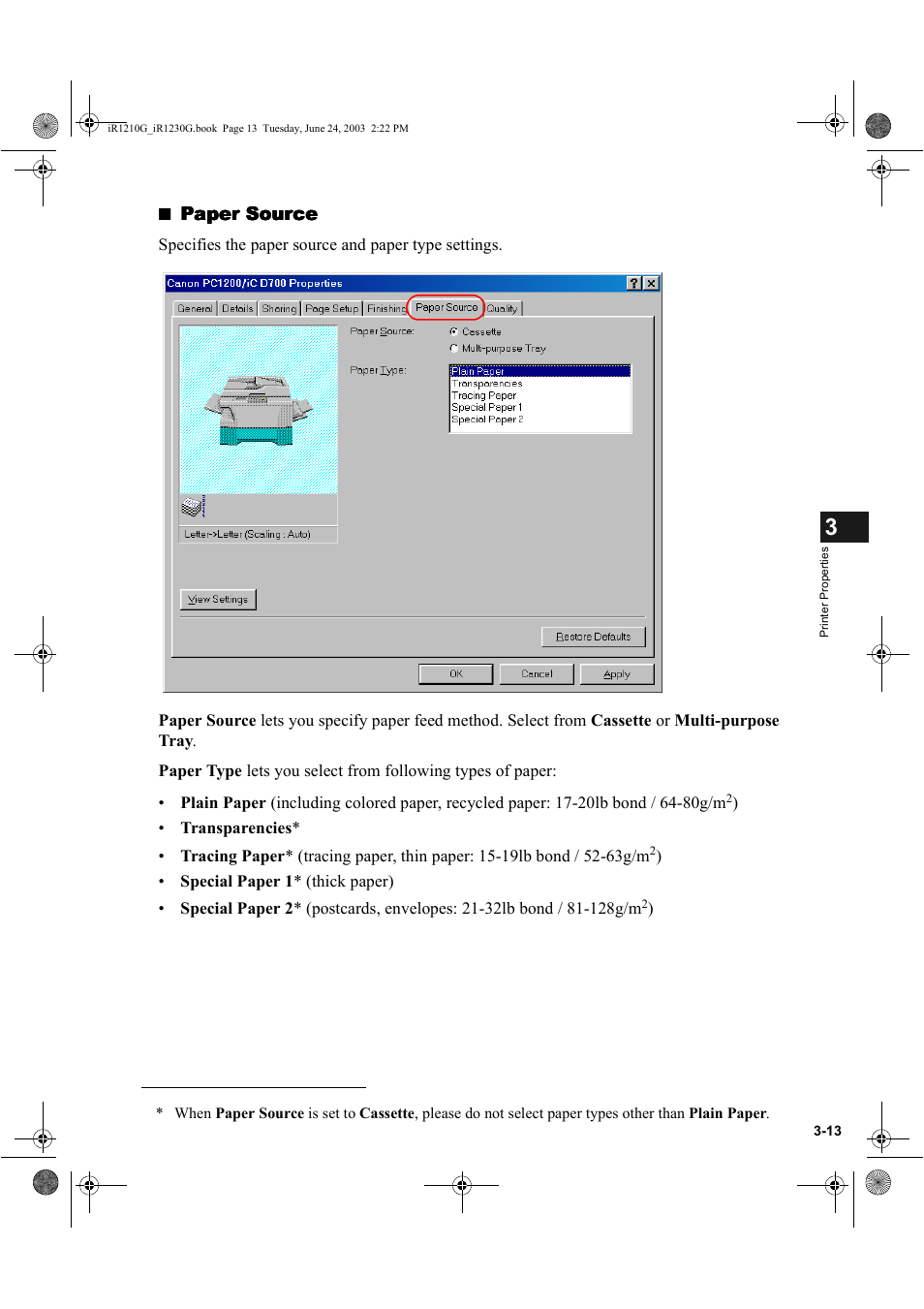Paper source | Canon IMAGECLASS D700 User Manual | Page 62 / 113