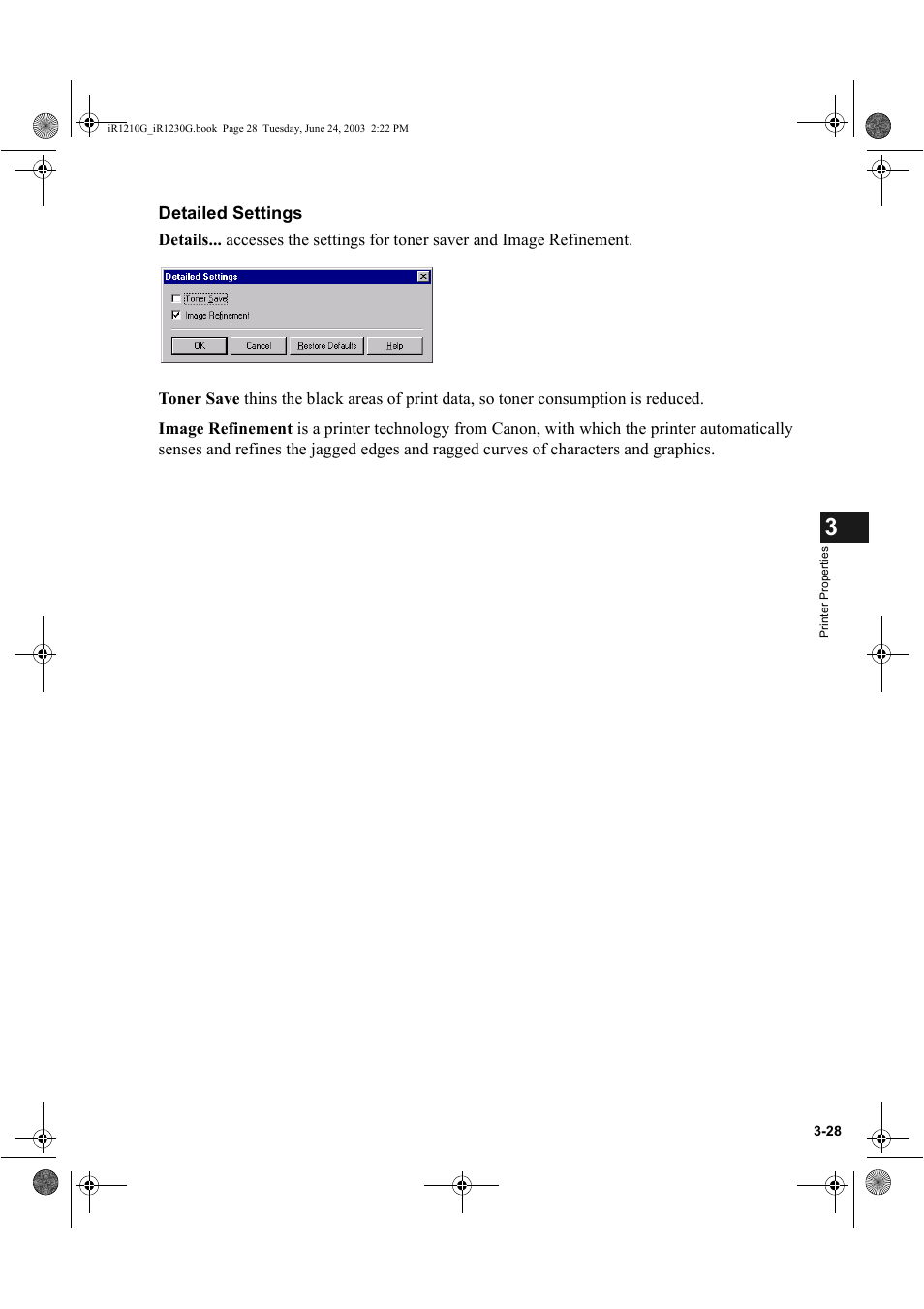 Detailed settings | Canon IMAGECLASS D700 User Manual | Page 77 / 113