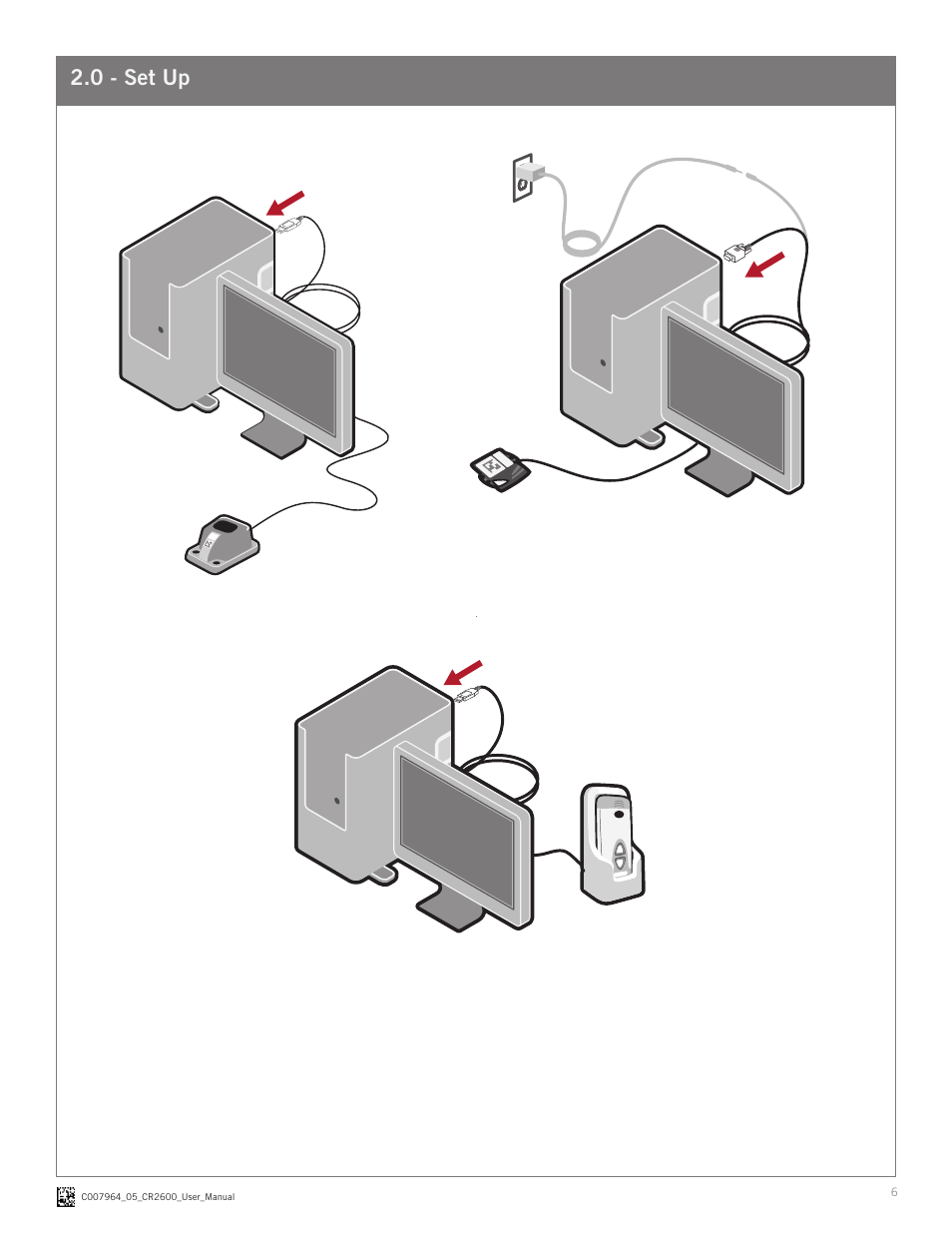0 - set up | Code CR2600 User Manual | Page 6 / 16