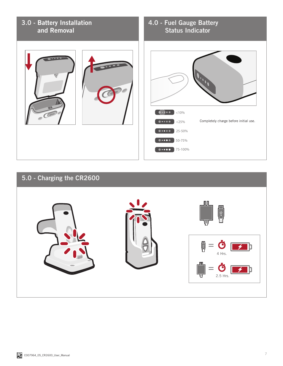 Code CR2600 User Manual | Page 7 / 16
