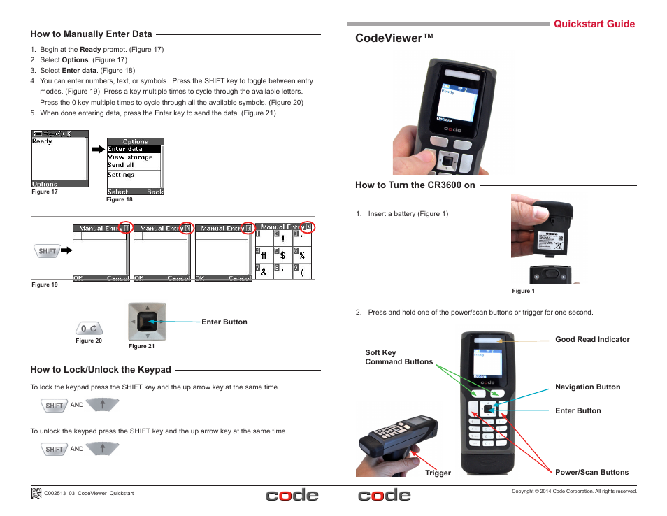 Code CodeViewer User Manual | 2 pages