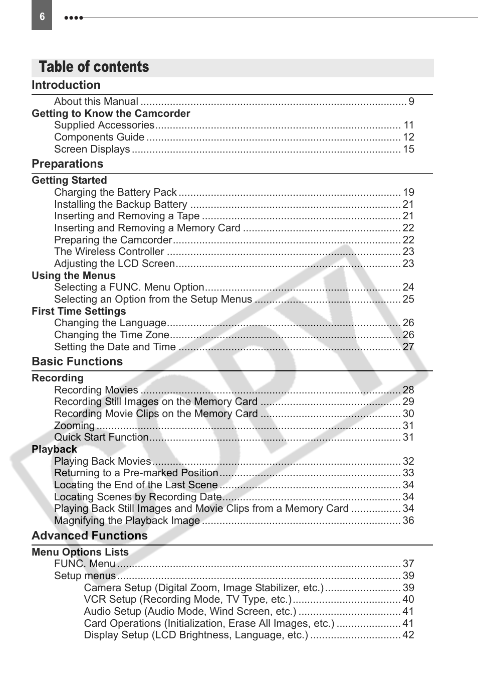 Canon DIM-787 User Manual | Page 6 / 98