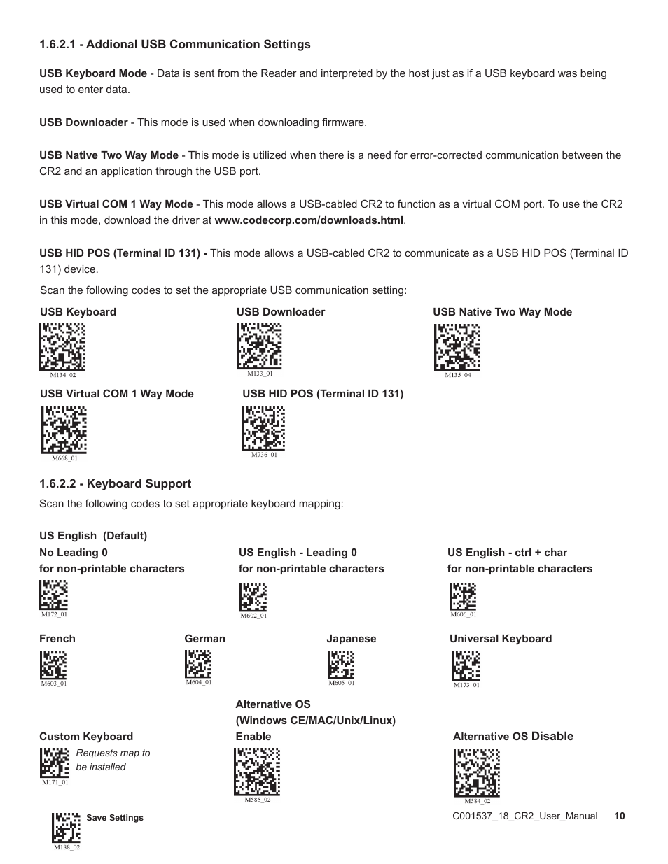 Code CR2 User Manual | Page 16 / 67