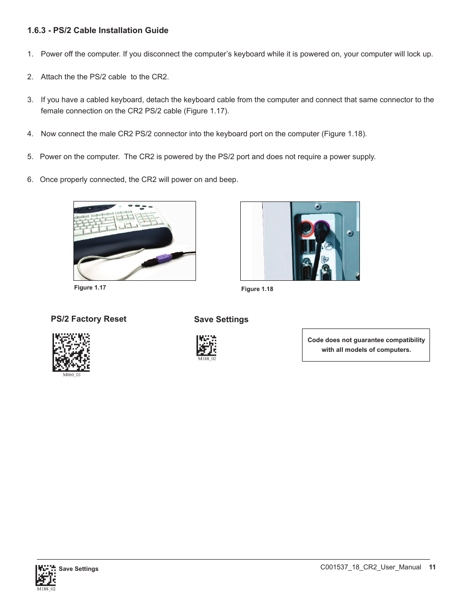 Code CR2 User Manual | Page 17 / 67