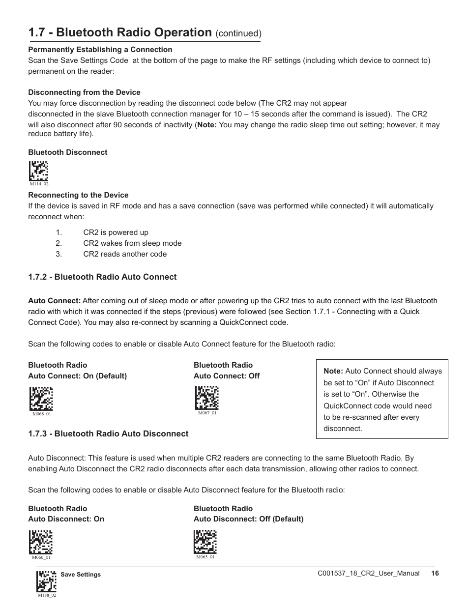 7 - bluetooth radio operation | Code CR2 User Manual | Page 22 / 67