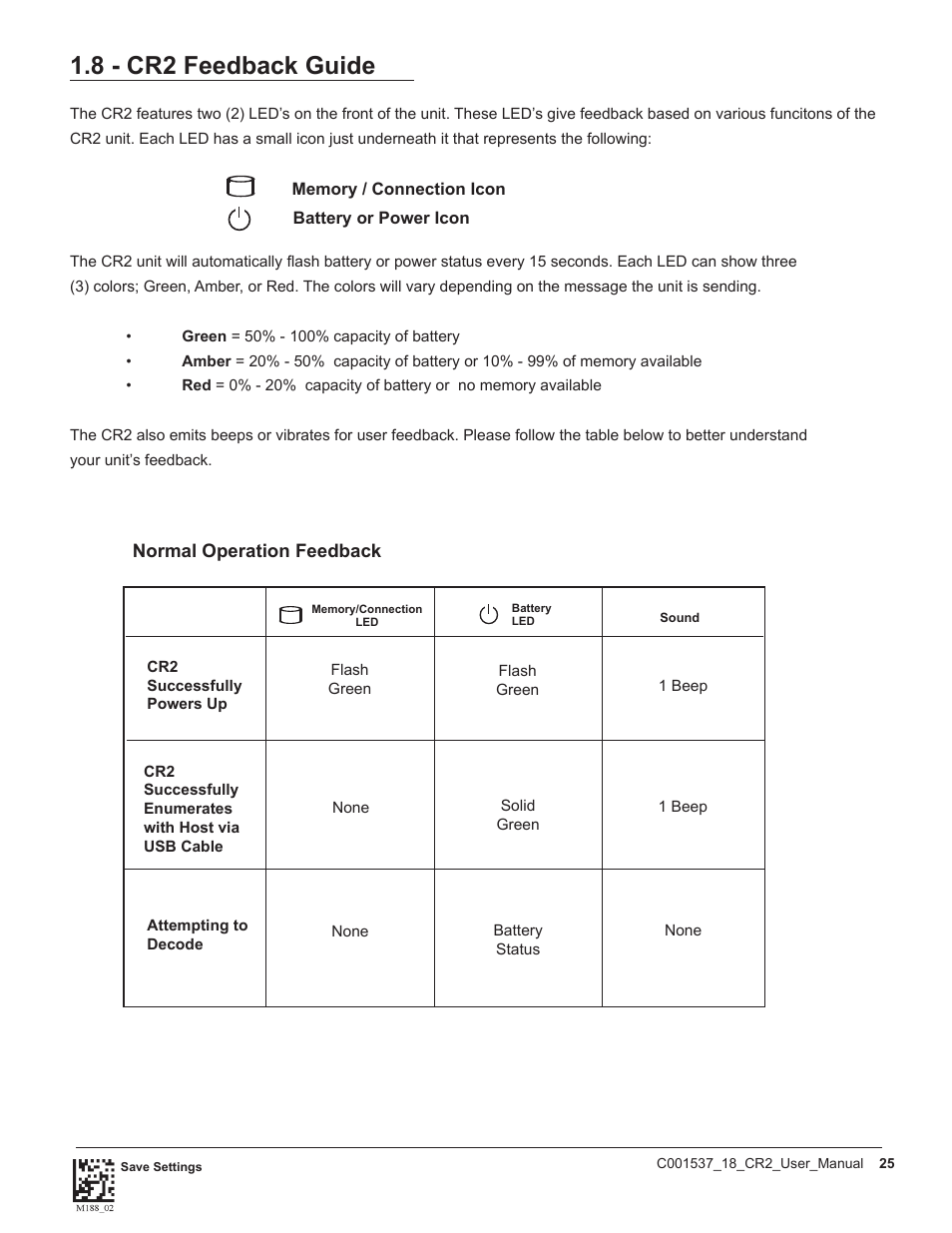 8 - cr2 feedback guide | Code CR2 User Manual | Page 31 / 67