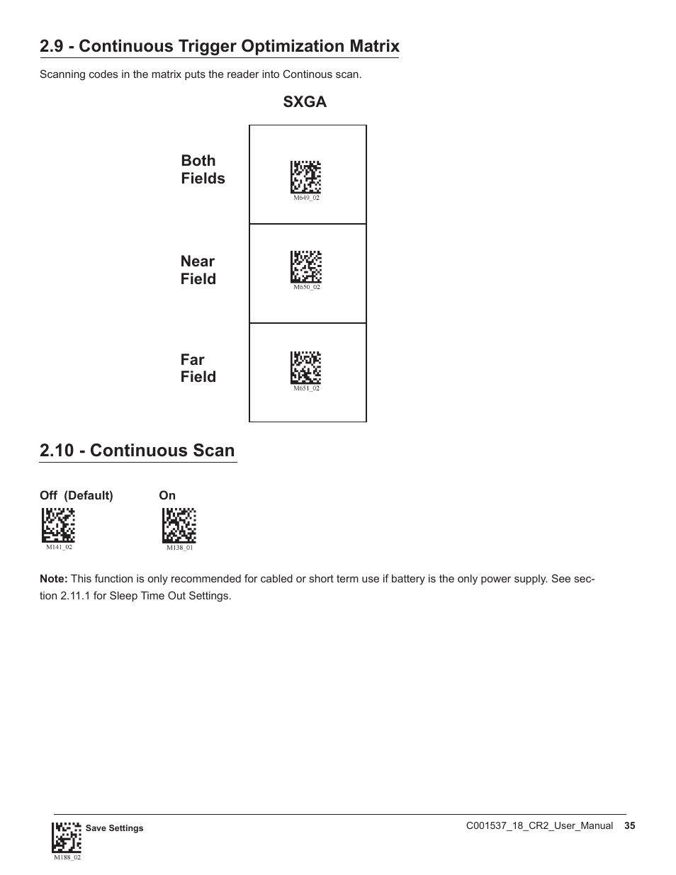 Code CR2 User Manual | Page 41 / 67