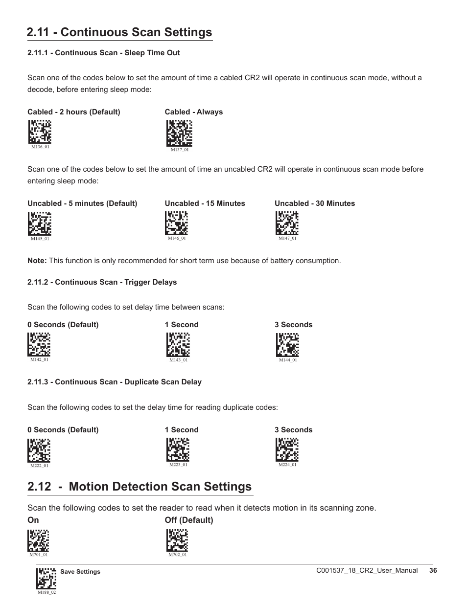 Code CR2 User Manual | Page 42 / 67