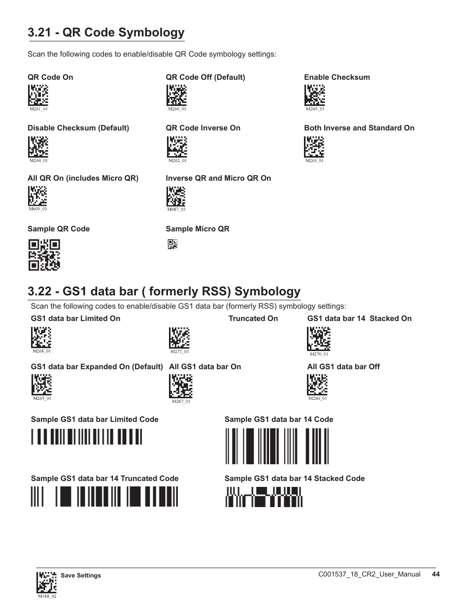 Code CR2 User Manual | Page 50 / 67