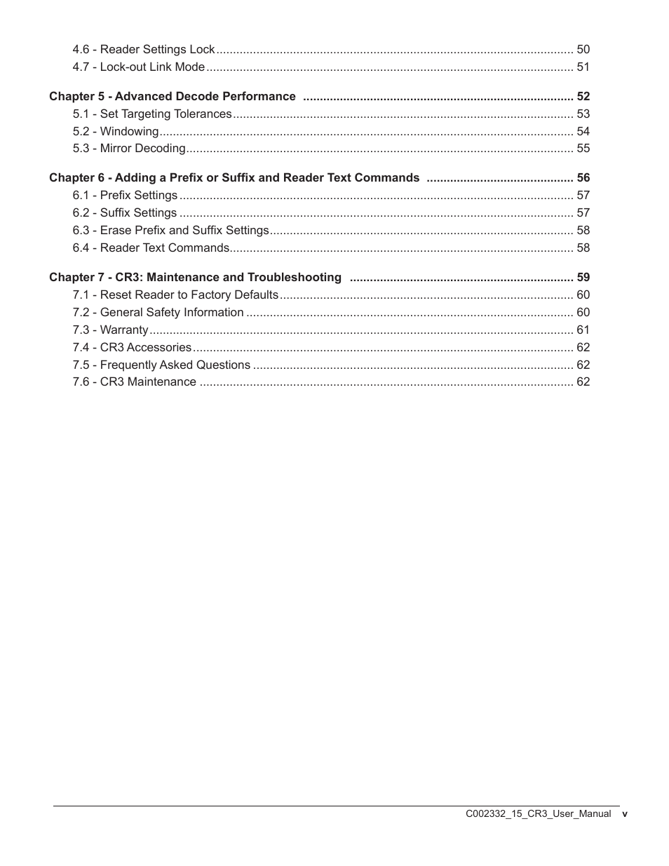 Code CR3 User Manual | Page 6 / 68