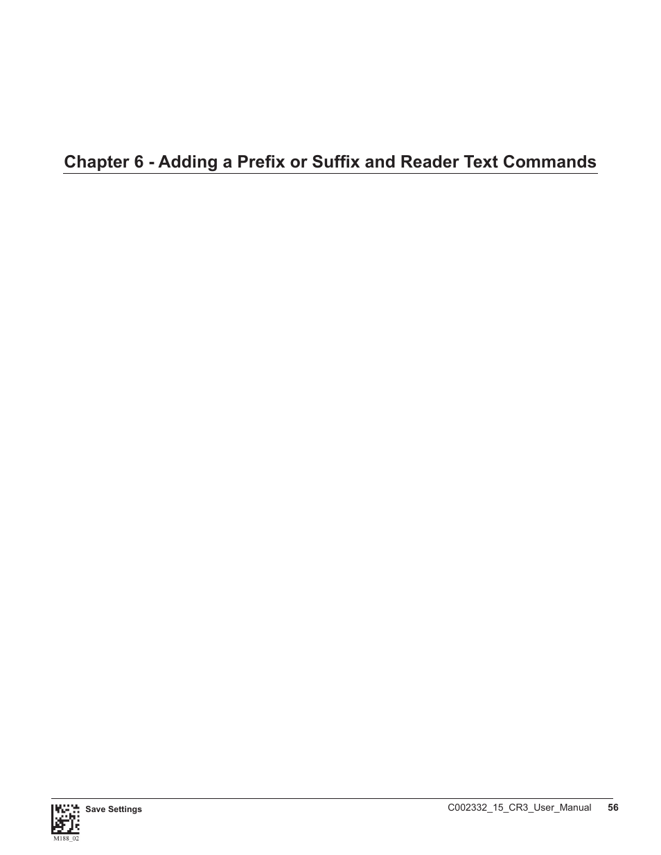 Code CR3 User Manual | Page 62 / 68