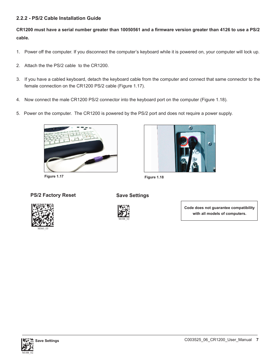 Code CR1200 User Manual | Page 12 / 39