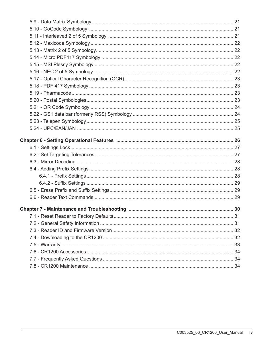 Code CR1200 User Manual | Page 5 / 39