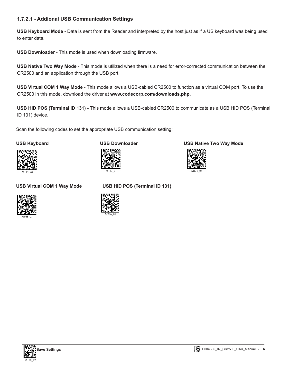 Code CR2500 User Manual | Page 12 / 62