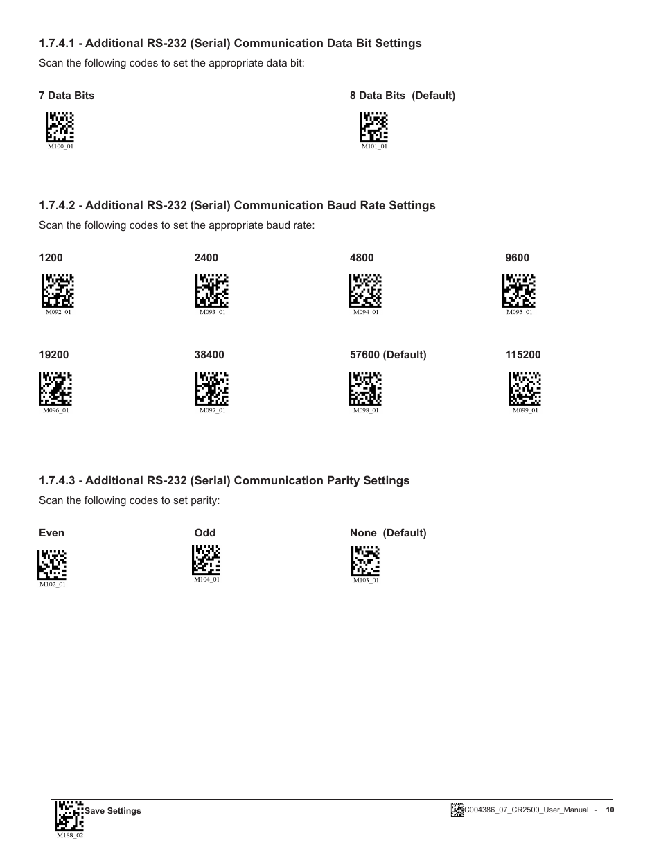 Code CR2500 User Manual | Page 16 / 62
