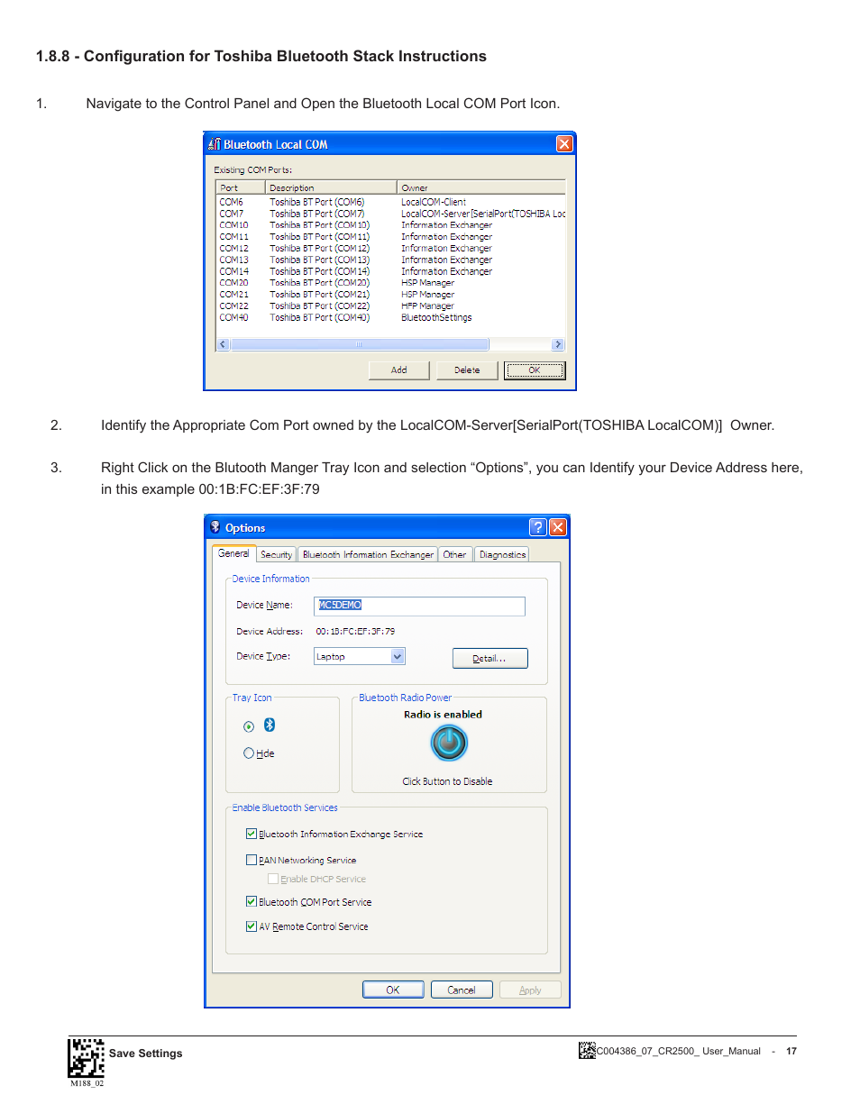 Code CR2500 User Manual | Page 23 / 62