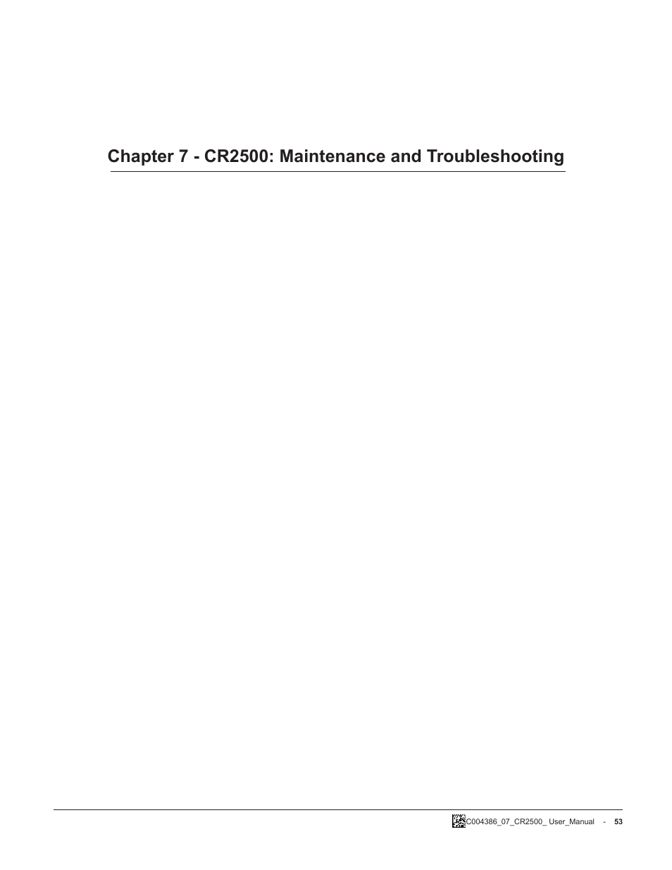 Code CR2500 User Manual | Page 59 / 62