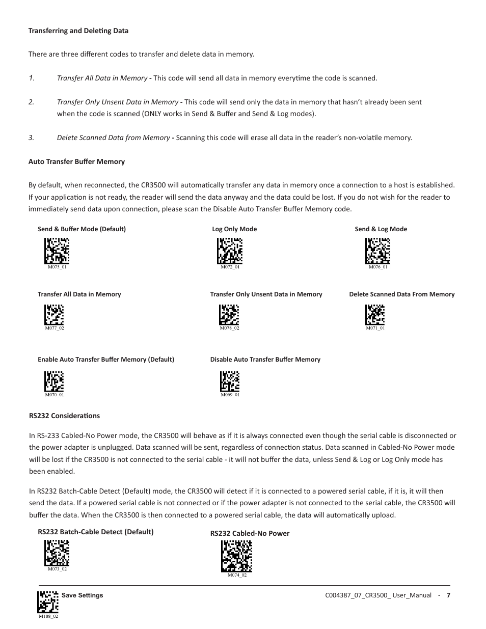 Code CR3500 User Manual | Page 13 / 64