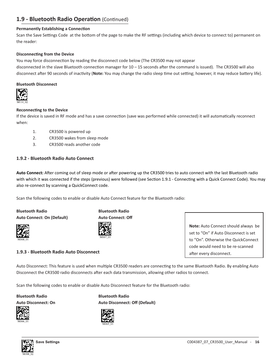 9 - bluetooth radio operation | Code CR3500 User Manual | Page 22 / 64