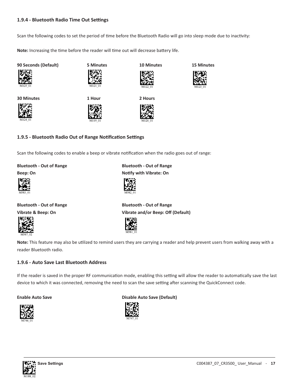 Code CR3500 User Manual | Page 23 / 64