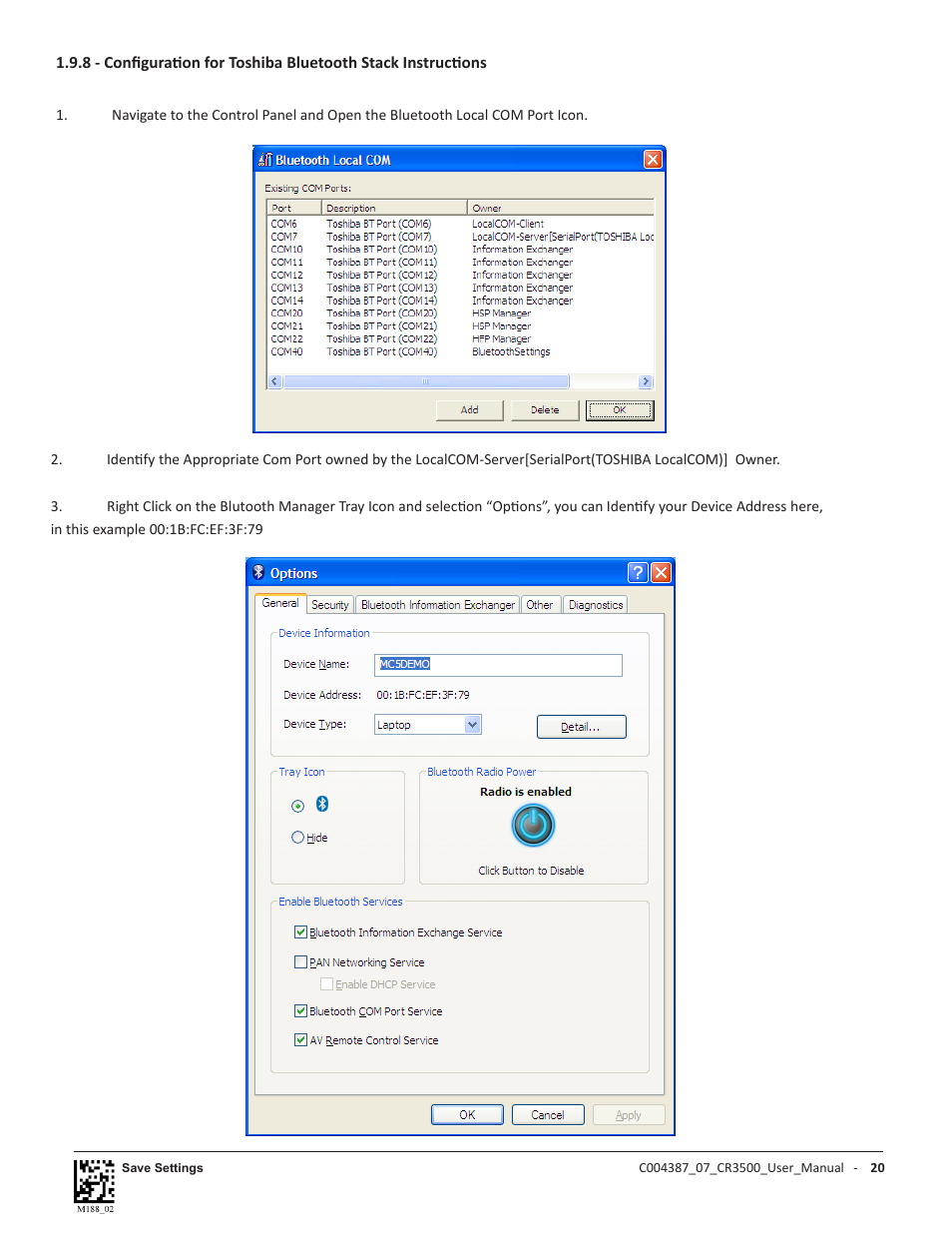 Code CR3500 User Manual | Page 26 / 64