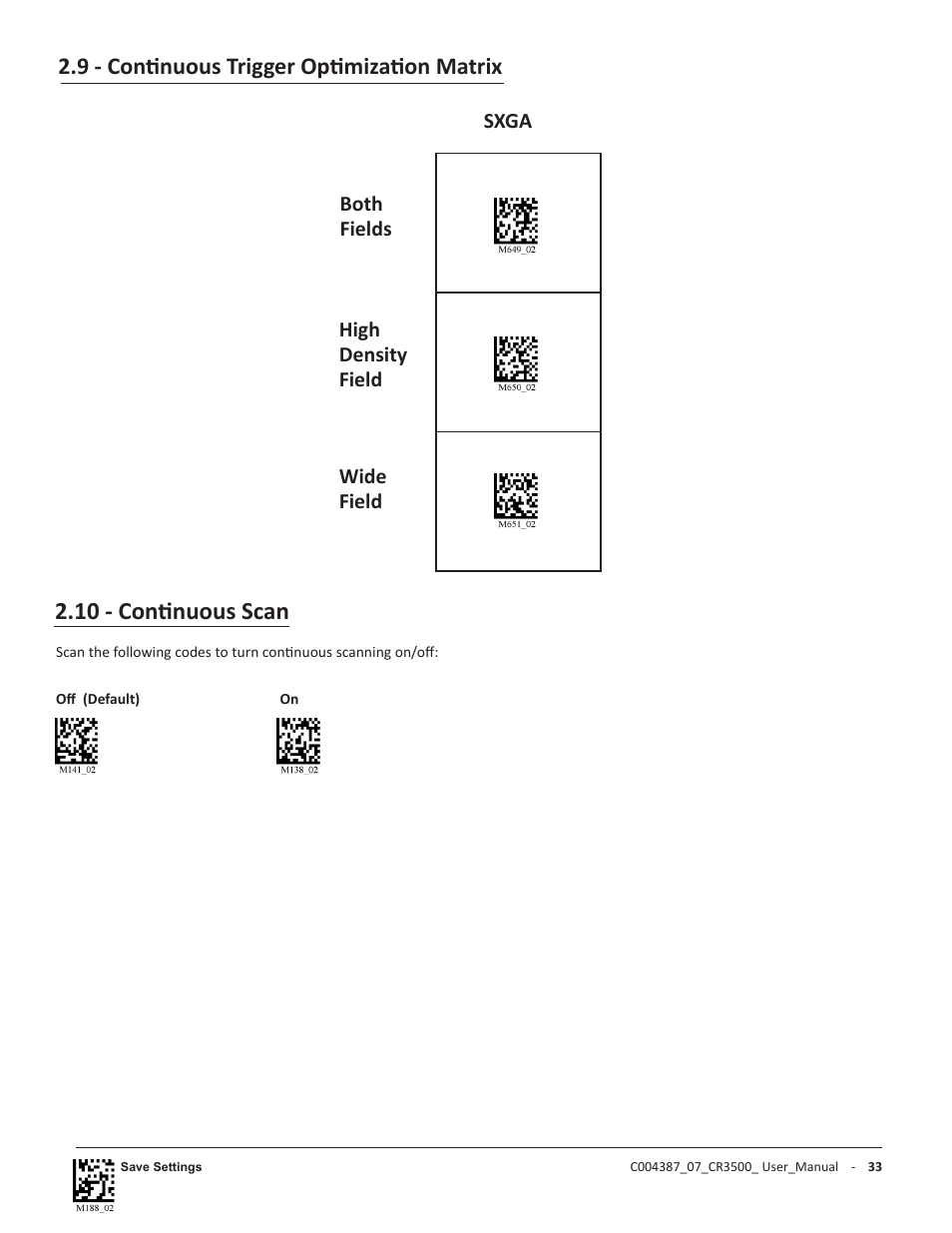 Code CR3500 User Manual | Page 39 / 64