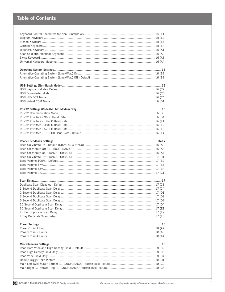 Code CR3600 DPM Configuration Guide v0956 User Manual | Page 5 / 19