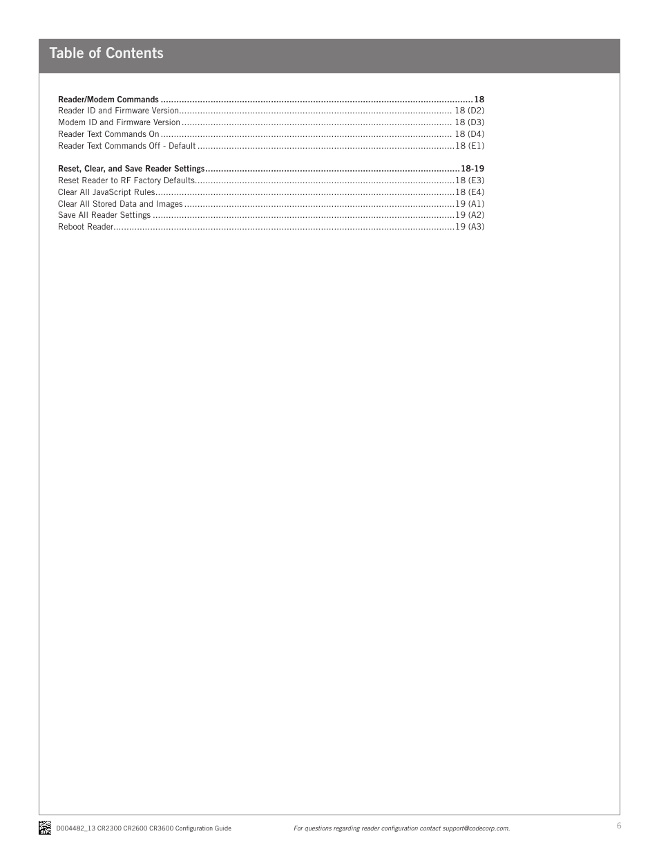 Code CR3600 DPM Configuration Guide v0956 User Manual | Page 6 / 19