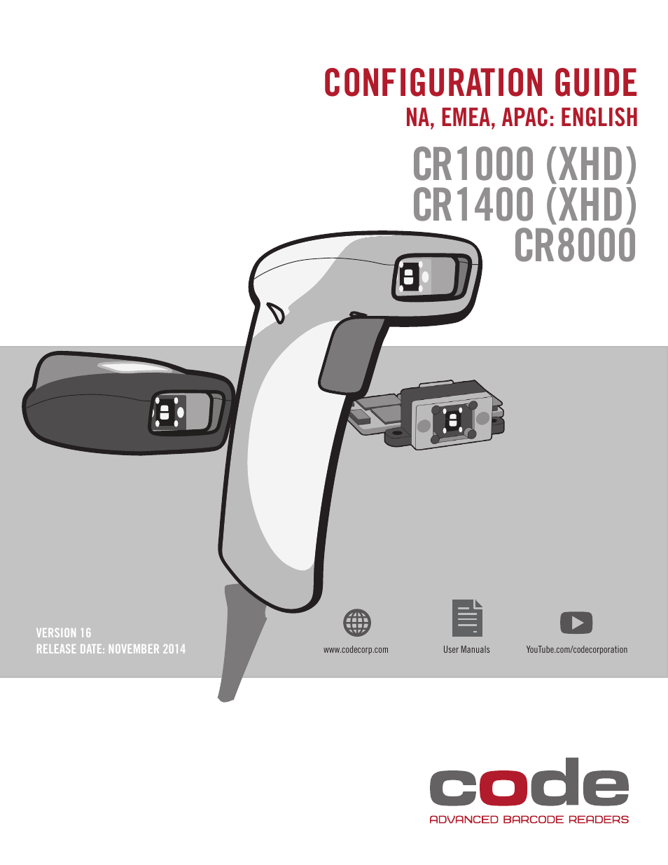 Code CR1000 Configuration Guide v0956 User Manual | 16 pages