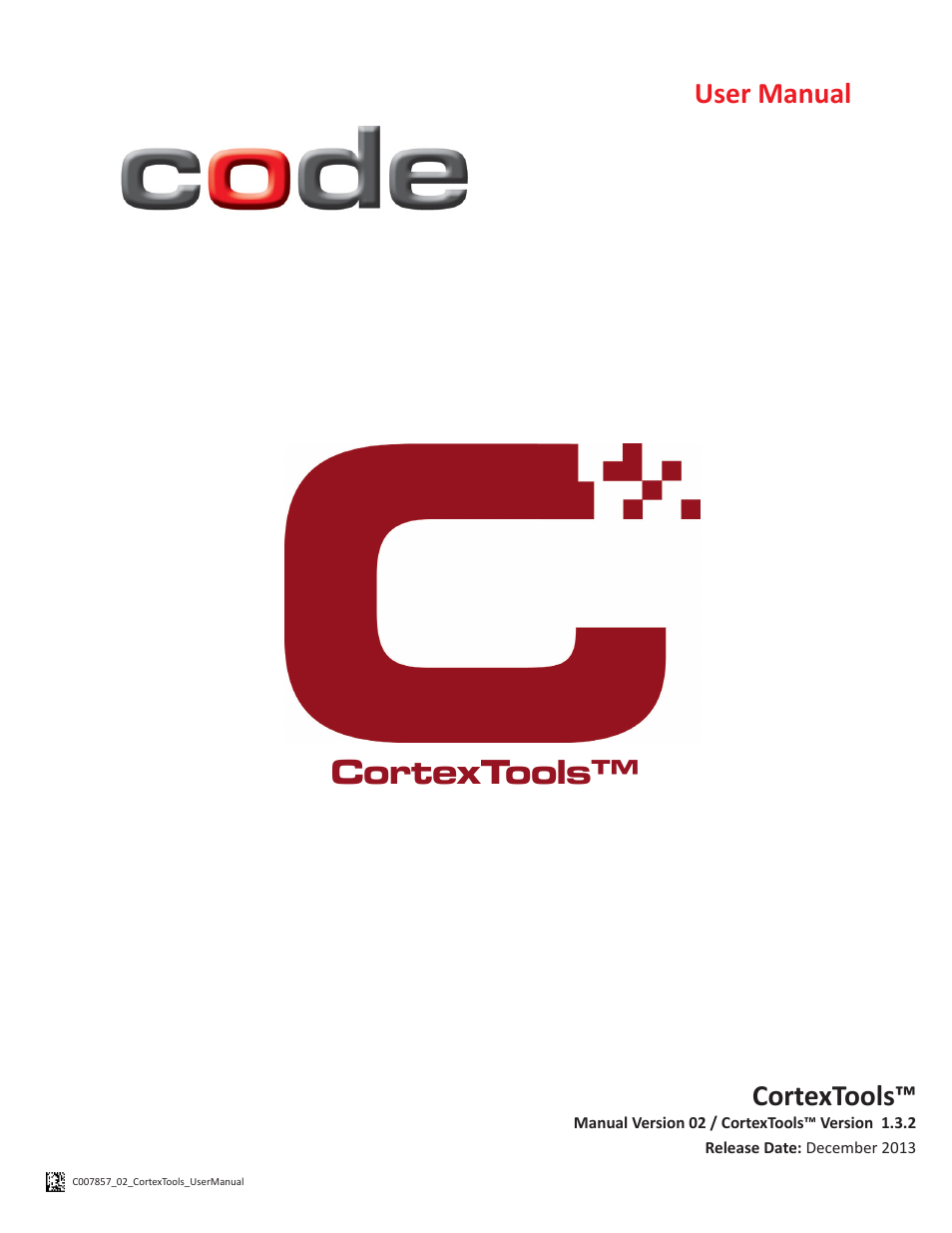 Code CortexTools User Manual | 12 pages