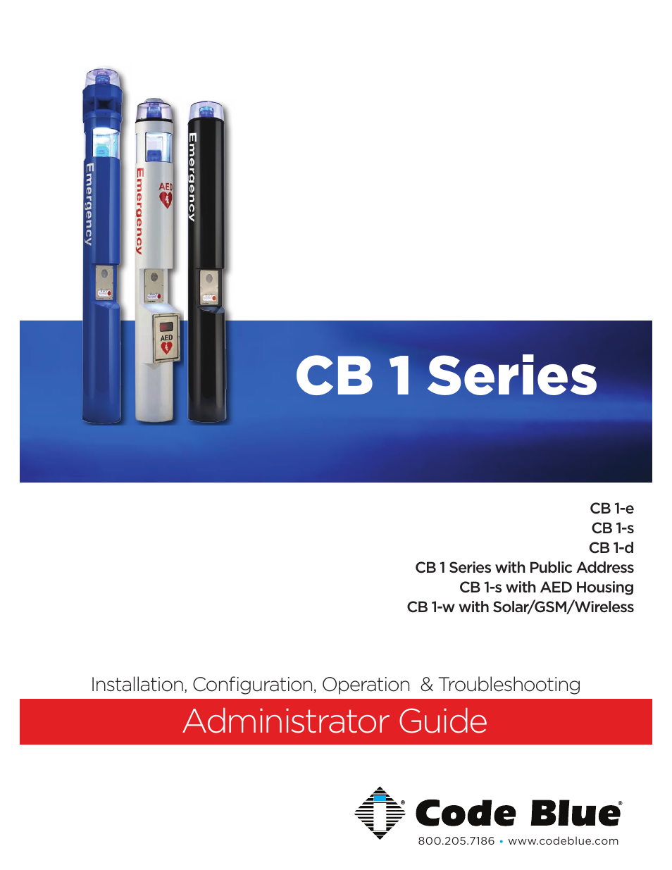 Code Blue CB 1-E ECONOMICAL HELP POINT User Manual | 71 pages