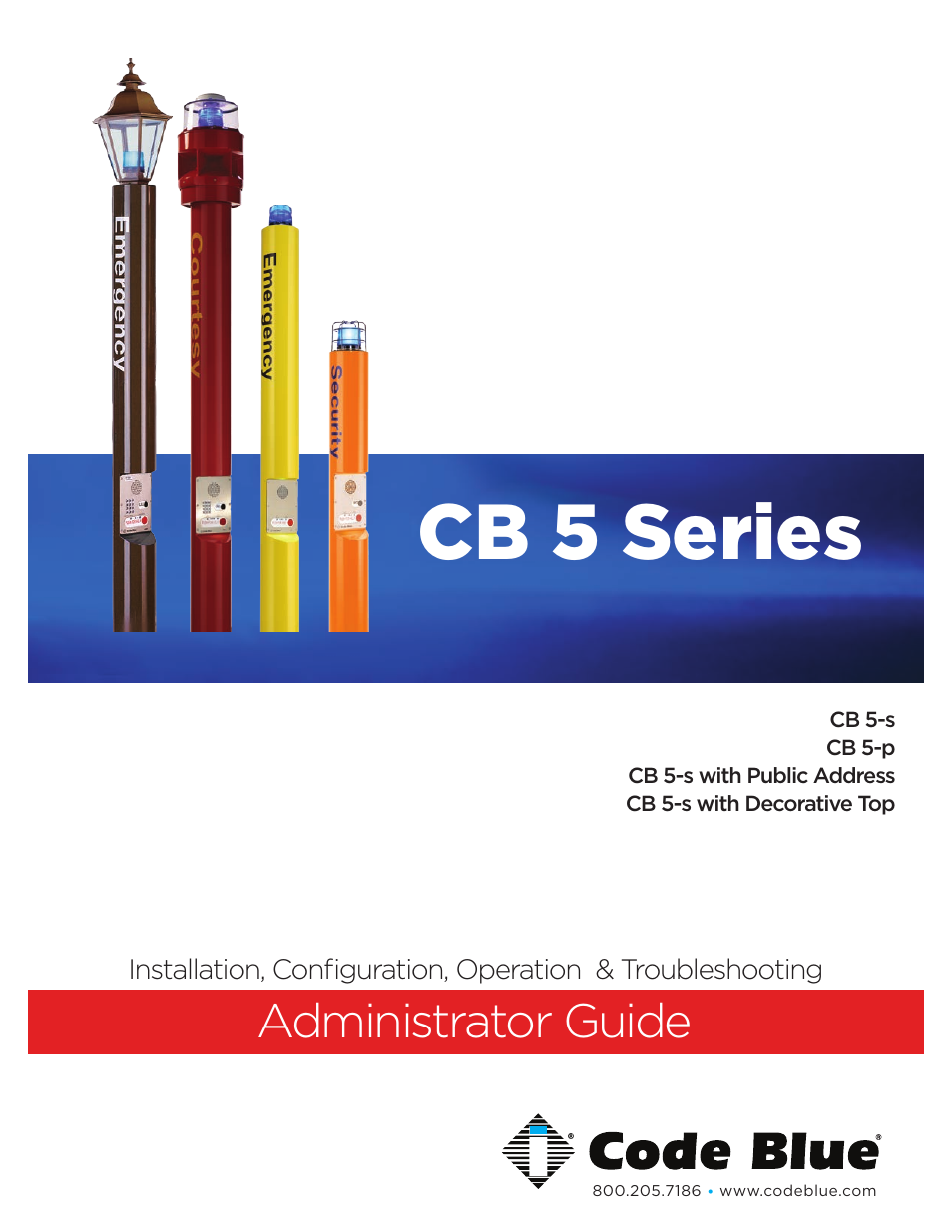 Code Blue CB 5-S ECONOMICAL SLIM HELP POINT User Manual | 42 pages