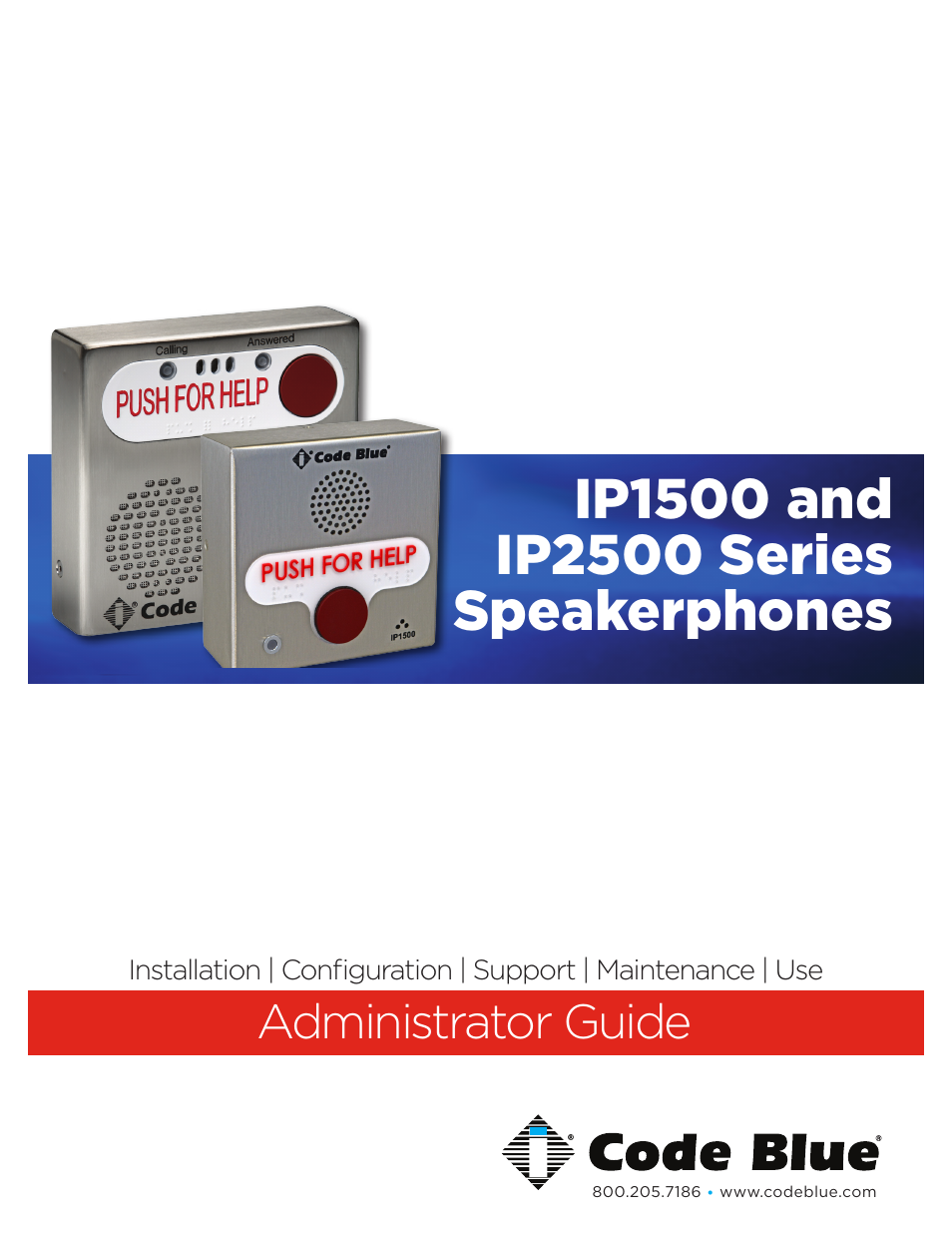 Code Blue IP1500 VOIP SPEAKERPHONE User Manual | 66 pages