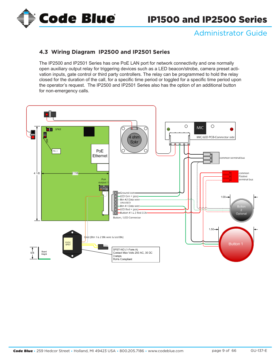 Administrator guide | Code Blue IP1500 VOIP SPEAKERPHONE User Manual | Page 9 / 66