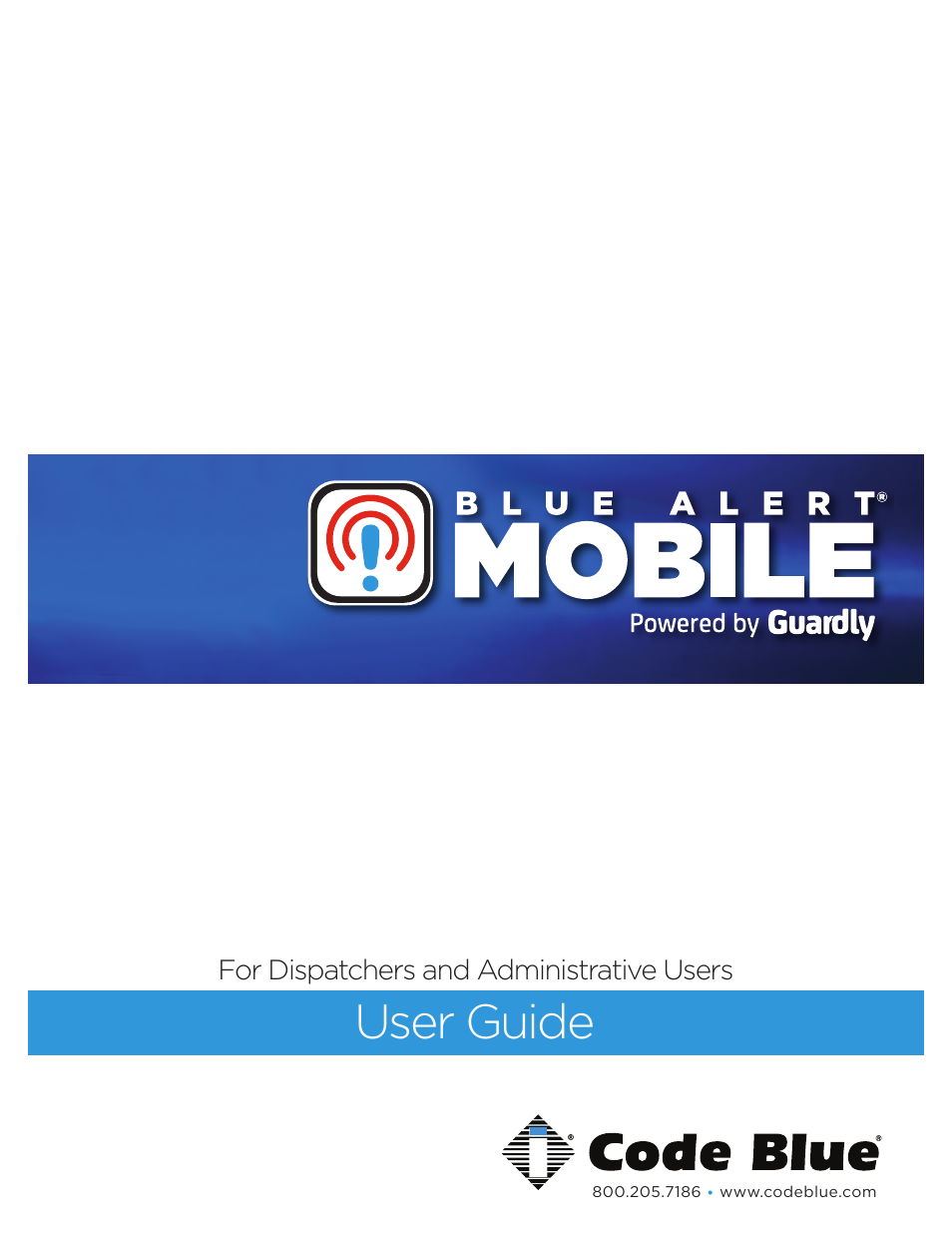 Code Blue BLUE ALERT MOBILE User Manual | 30 pages