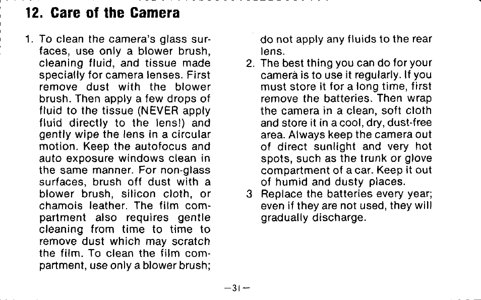 Canon AF 35 J User Manual | Page 31 / 54