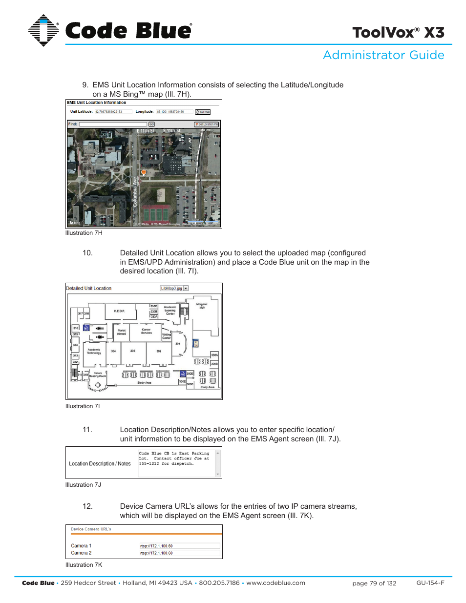 Toolvox® x3, Administrator guide | Code Blue TOOLVOX X3 User Manual | Page 79 / 132