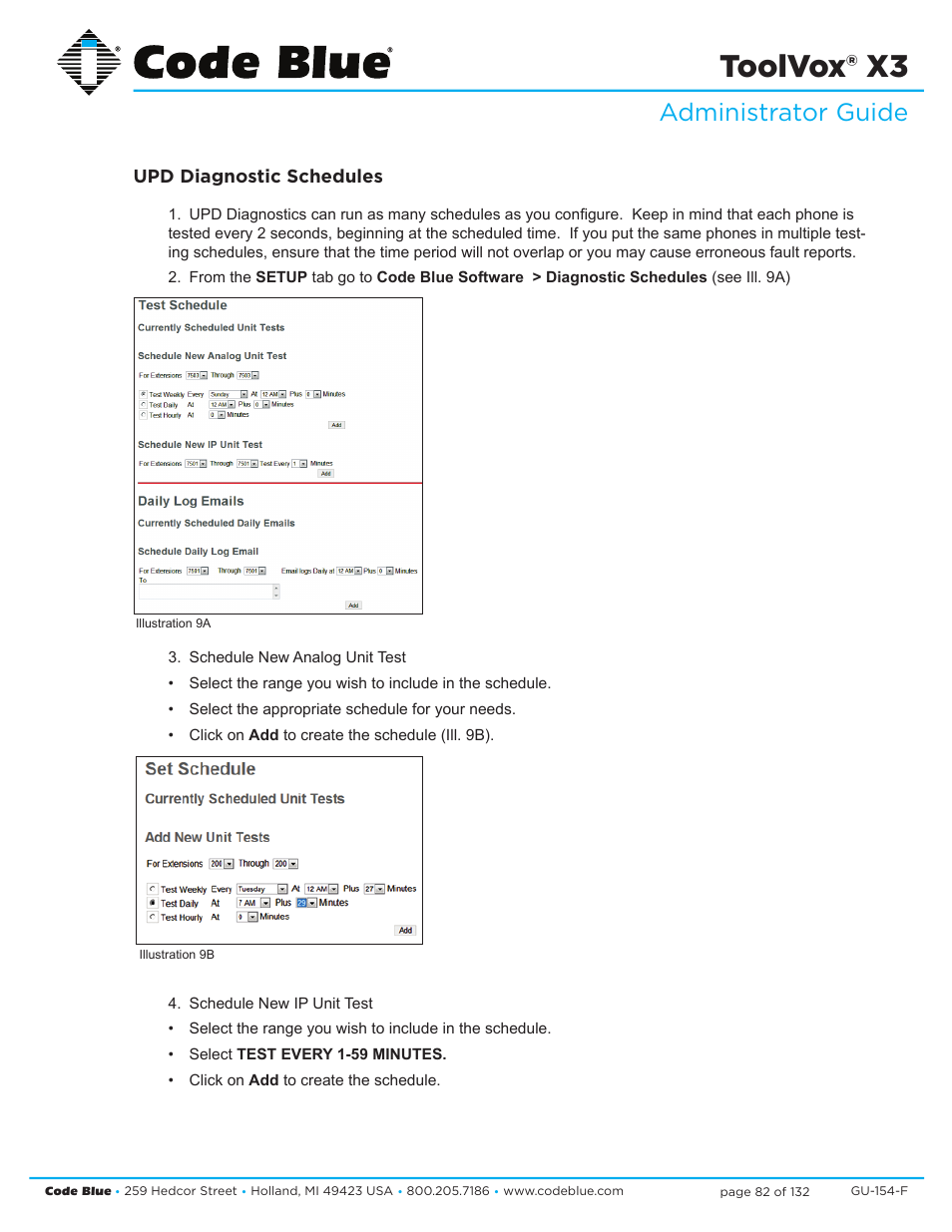 Toolvox® x3, Administrator guide | Code Blue TOOLVOX X3 User Manual | Page 82 / 132