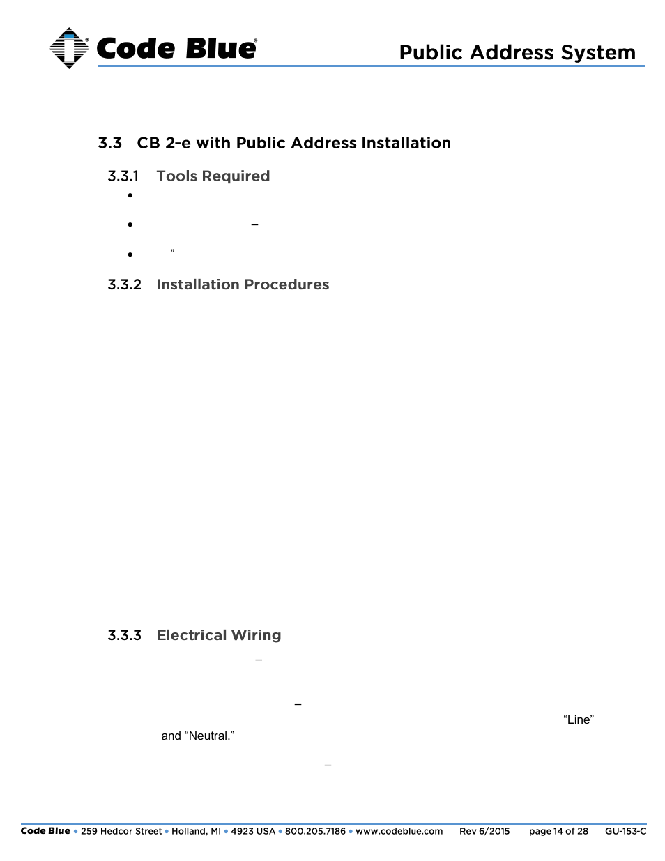 Administrator guide | Code Blue 360-DEGREE PEDESTAL MOUNT PUBLIC ADDRESS SPEAKER User Manual | Page 14 / 28