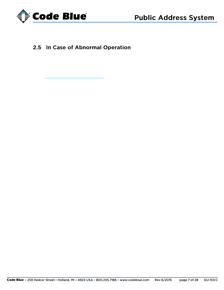 Administrator guide | Code Blue 360-DEGREE PEDESTAL MOUNT PUBLIC ADDRESS SPEAKER User Manual | Page 7 / 28