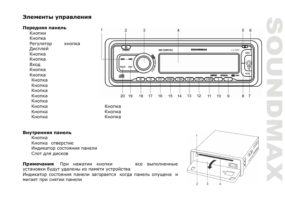 SoundMax SM-CDM1053 User Manual | Page 31 / 47