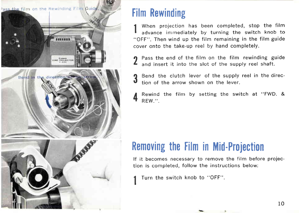 Setting of voltage, Preparations for projection | Canon P 400 User Manual | Page 10 / 25