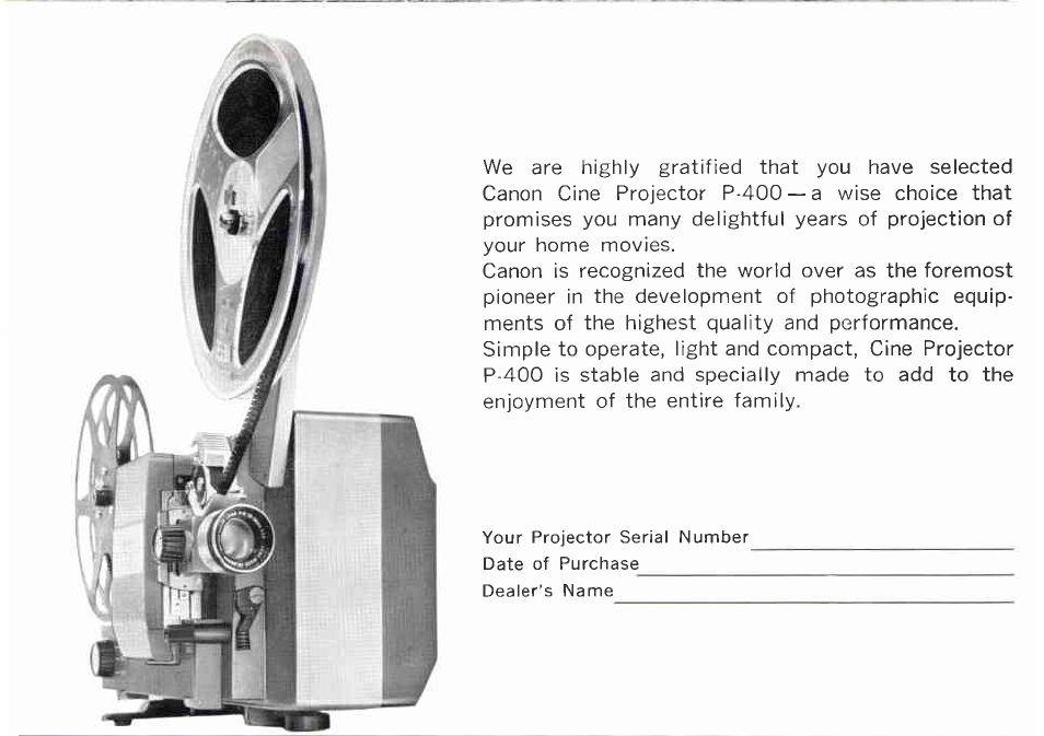 Canon P 400 User Manual | Page 3 / 25