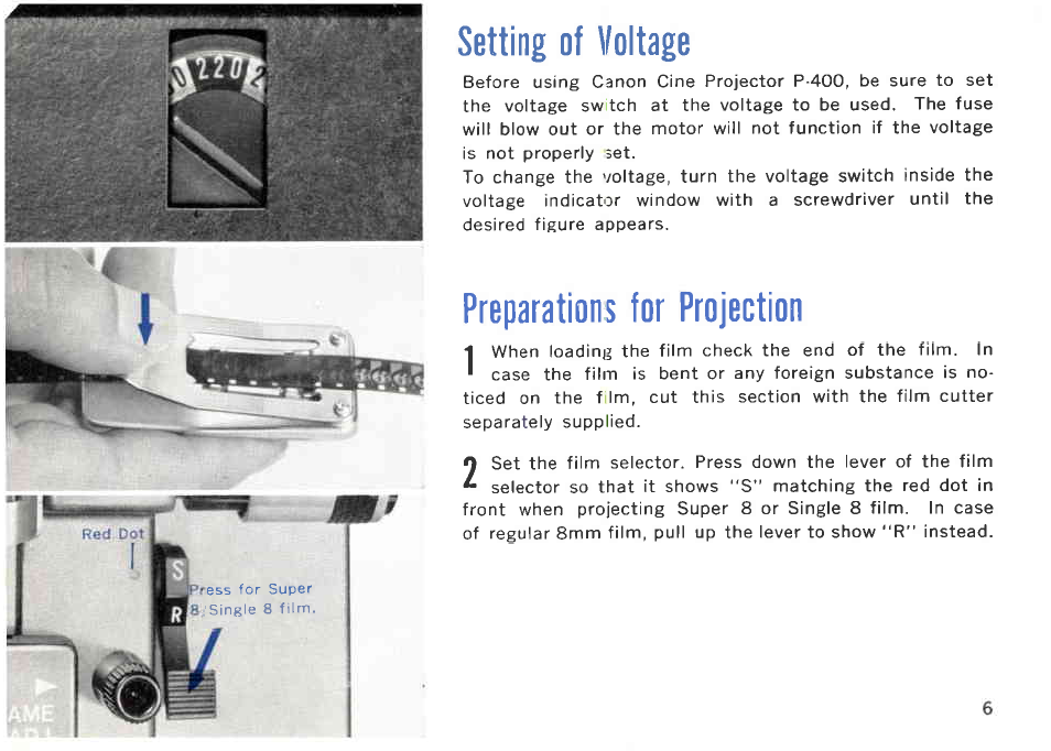 Canon P 400 User Manual | Page 6 / 25