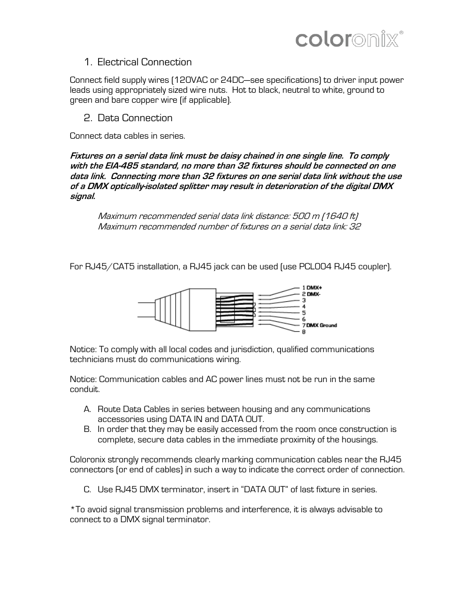 Coloronix 6″ RGB Pathway Light User Manual | Page 10 / 15