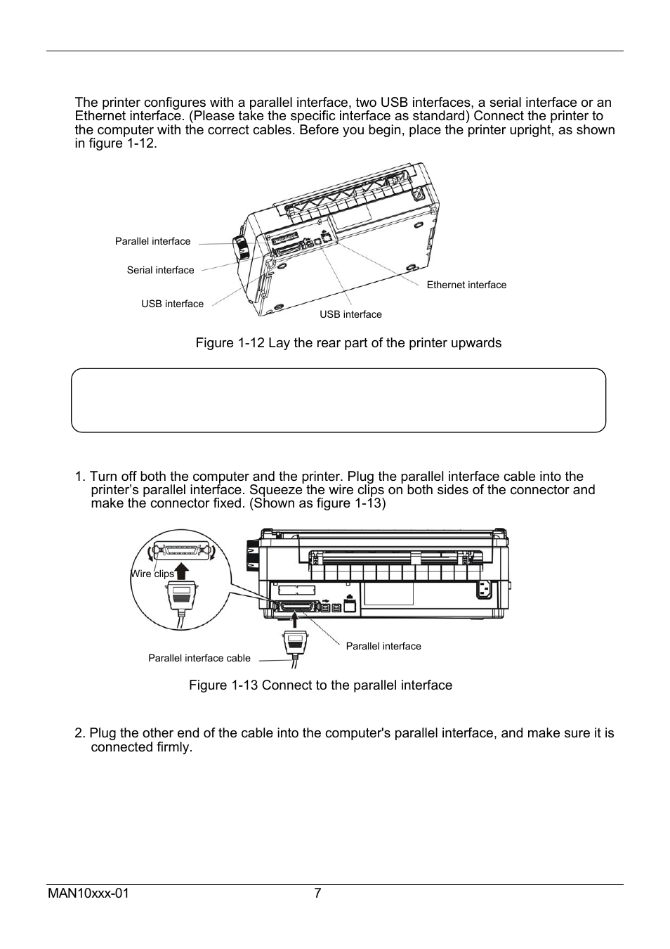 8 connecting the printer to your computer | Compuprint 2056 User Manual | Page 15 / 68