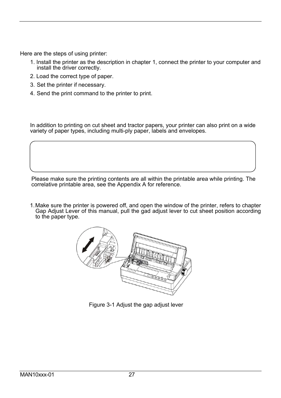 Chapter 3 how to use the printer | Compuprint 2056 User Manual | Page 35 / 68